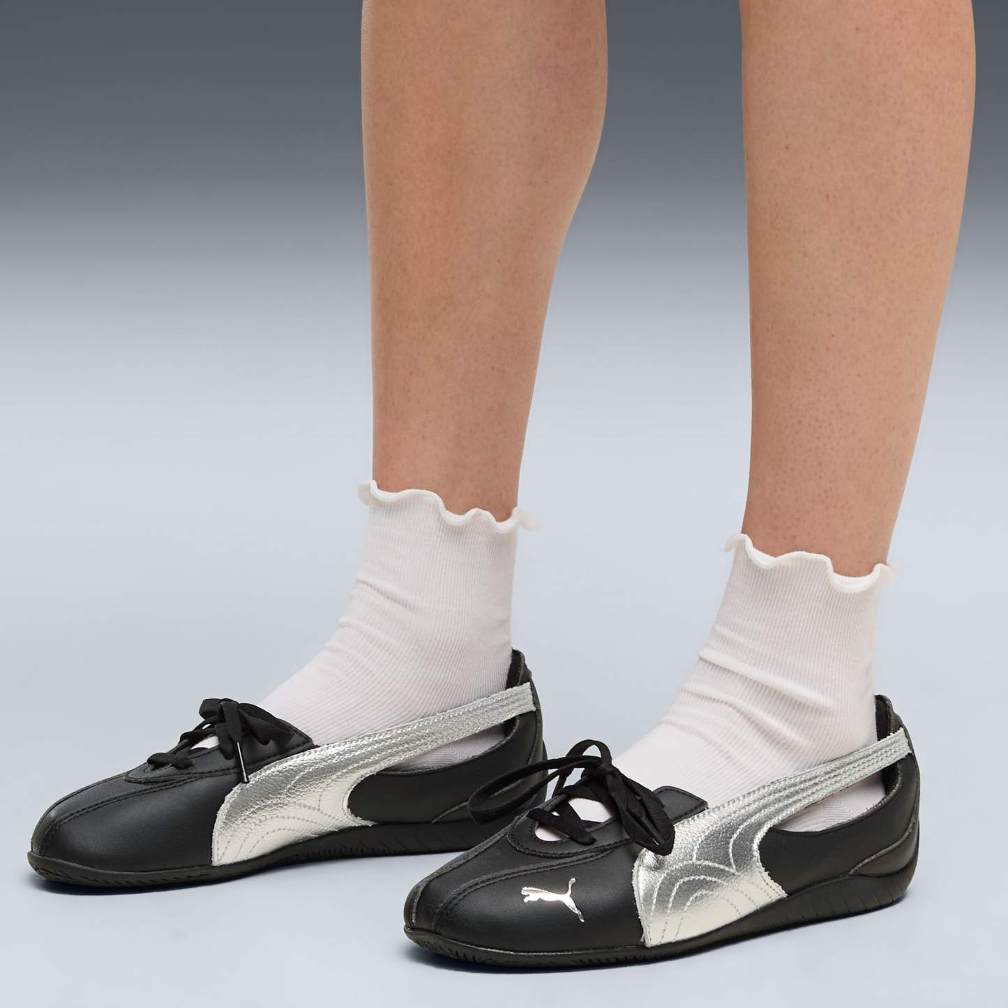 Speedcat Ballet Nova Metallic Sneakers Damen - PUMA Black-PUMA Silver