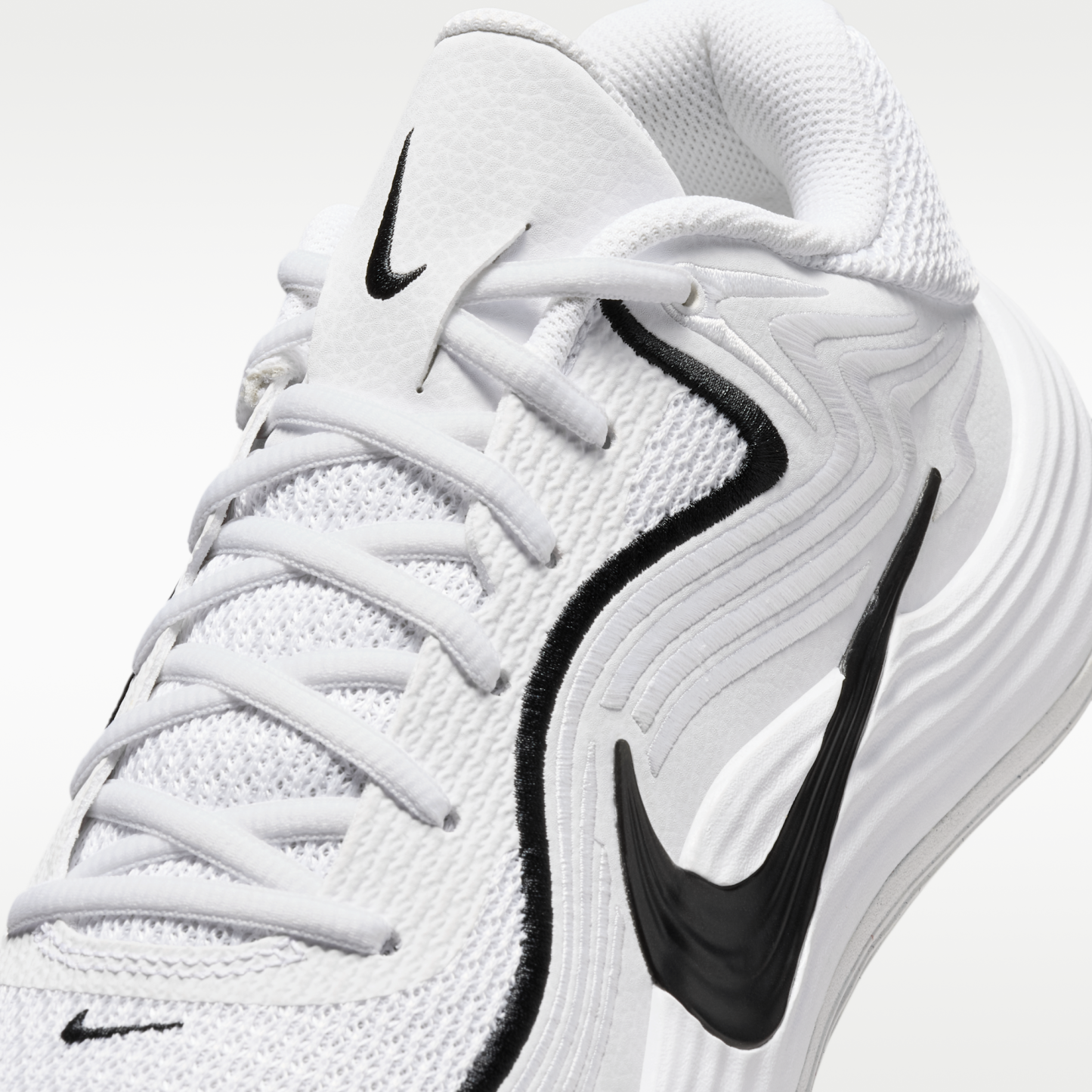 Nike Precision 8 Low - Λευκό/Μαύρο/Μαύρο - 7