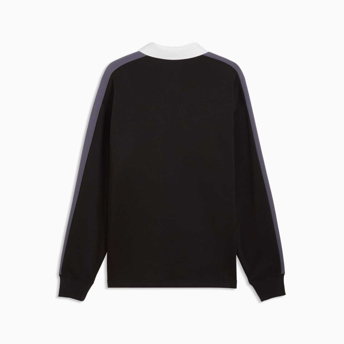 T7 Relaxed Polo Sweatshirt mit Rundhalsausschnitt Herren - PUMA Black