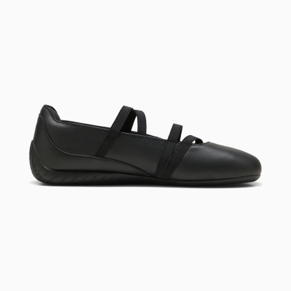 Speedcat Ballet Lederschuhe Damen - PUMA Black-PUMA White