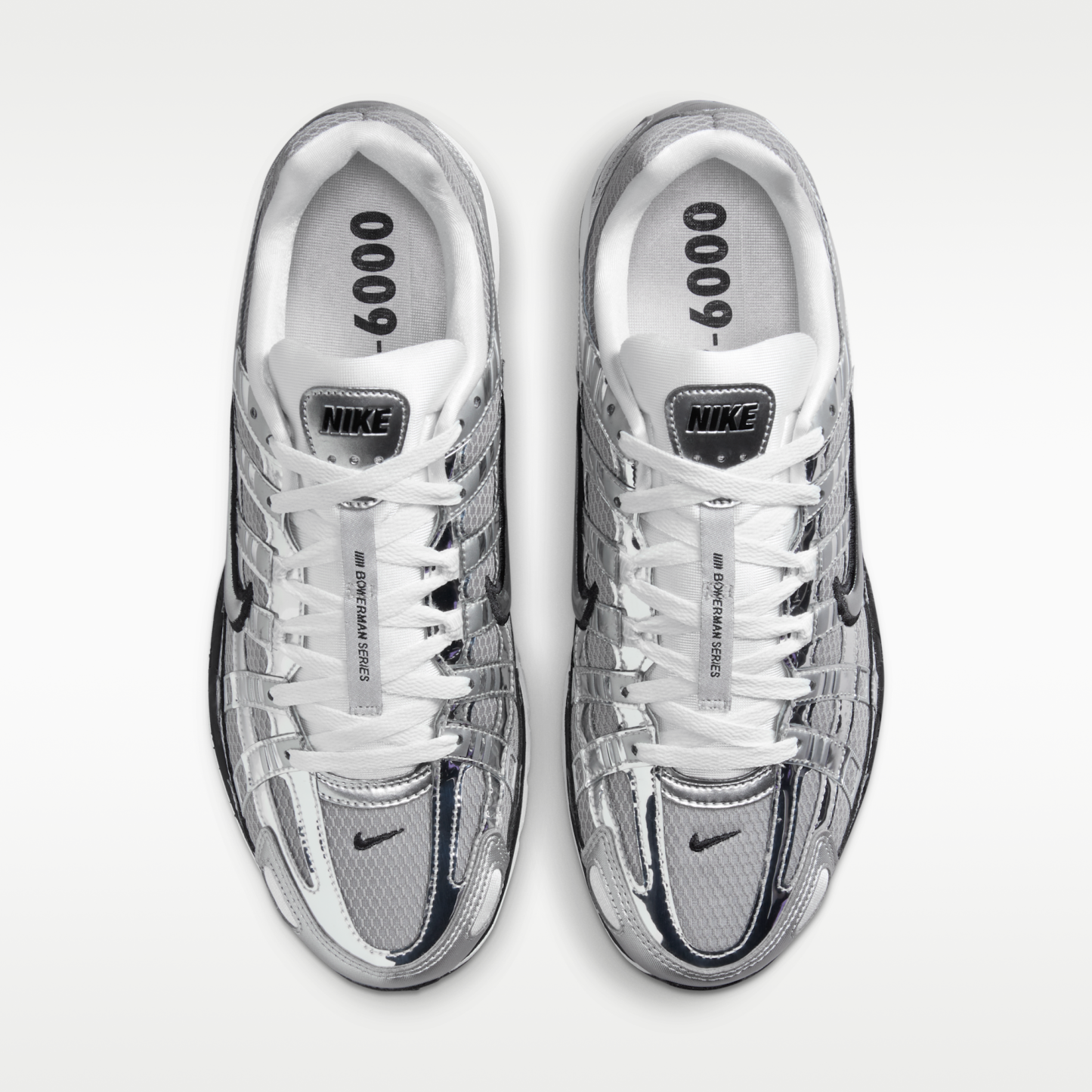 Nike P-6000 SE - Metallic Silver/Sail/Μαύρο/Metallic Silver - 4
