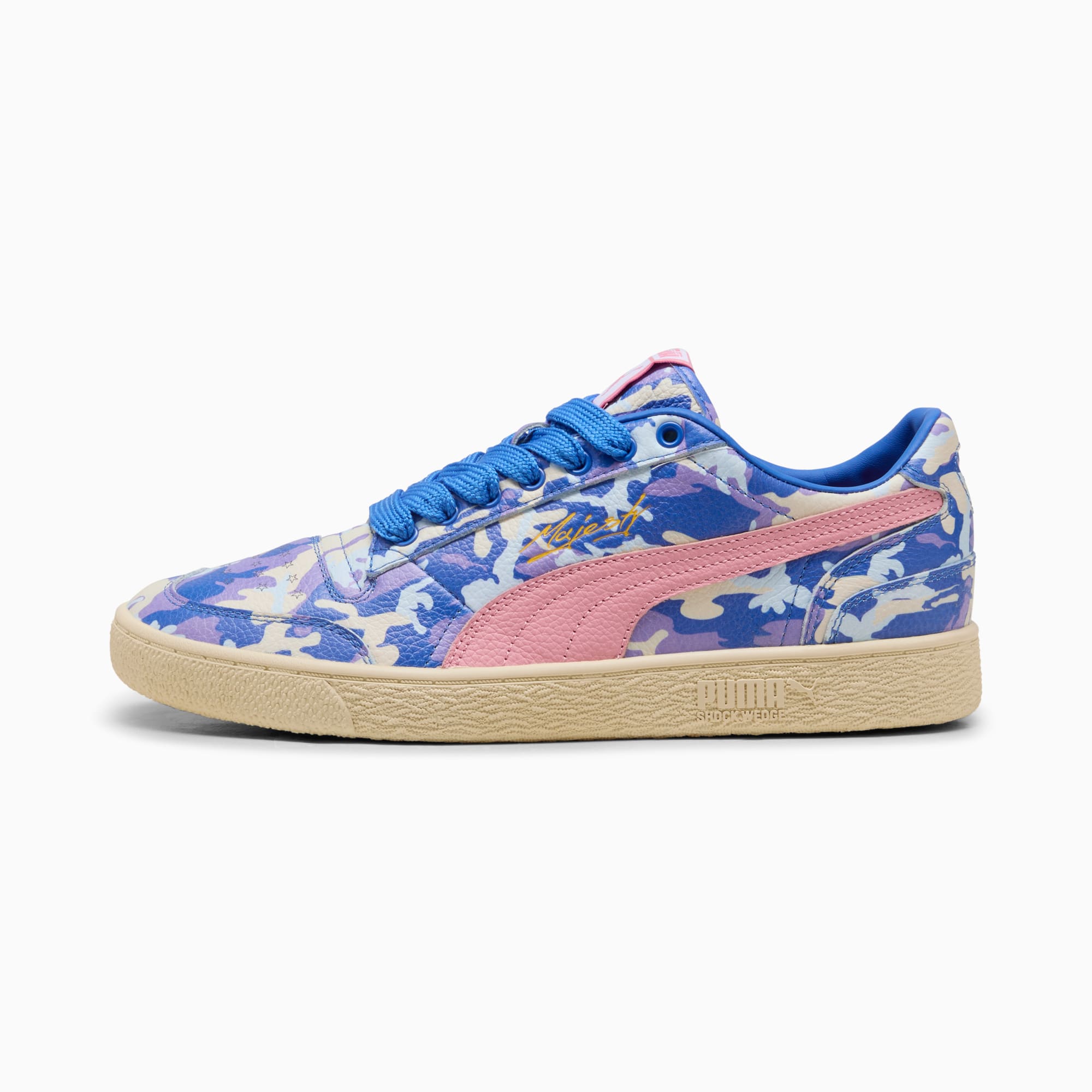 Majesty Dylan Verse Sneakers Unisex - Mountain Blue-Pinkscape-Canvas