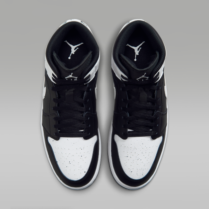 Air Jordan 1 Mid SE - Μαύρο/Μαύρο/Λευκό - 4