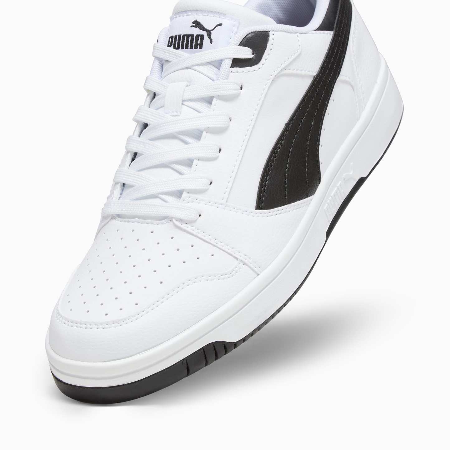 Rebound V6 Low Sneakers - PUMA White-PUMA Black-PUMA Black