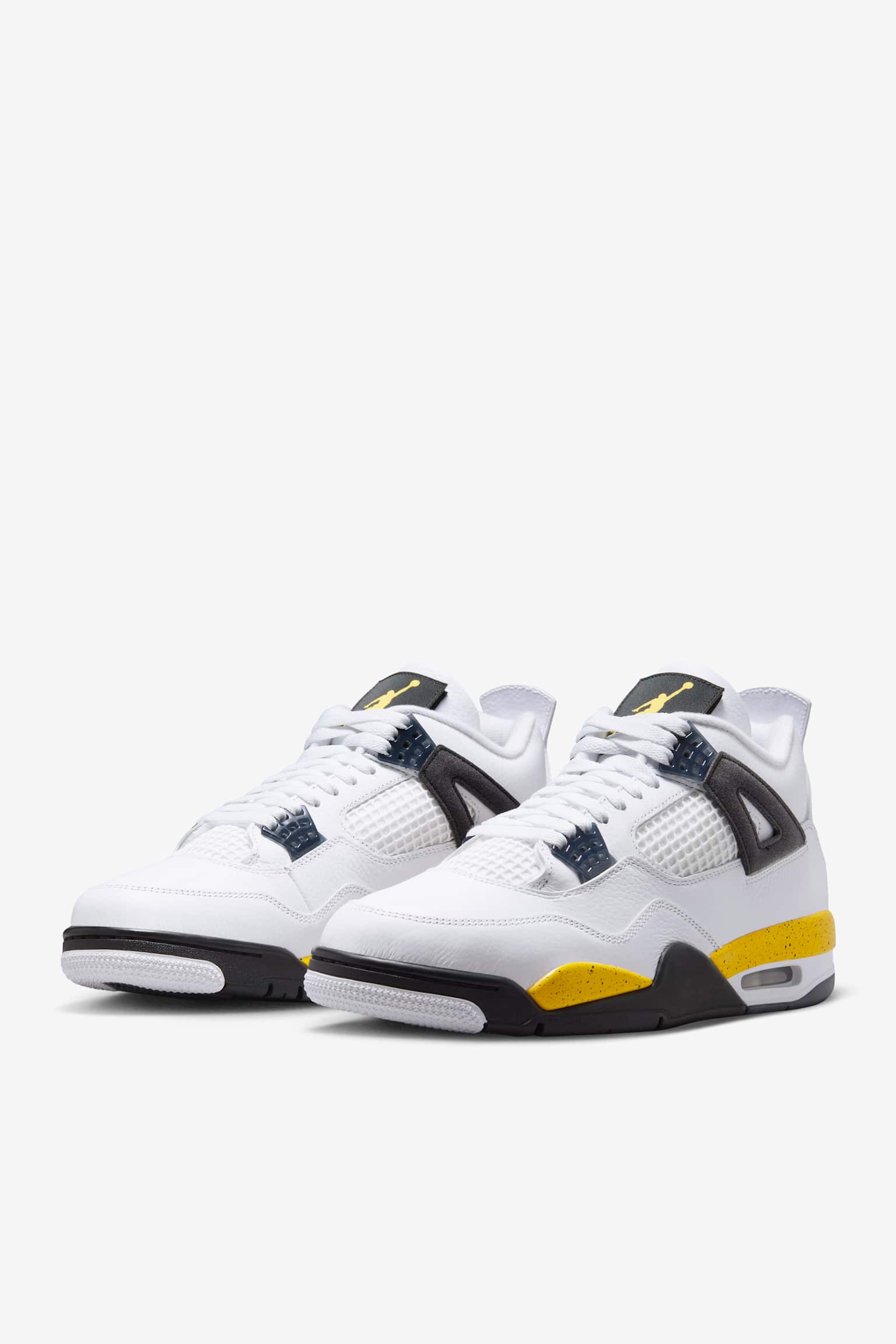 Air Jordan 4 Retro "Tour Yellow" - Λευκό/Dark Blue Grey/Μαύρο/Tour Yellow - 7