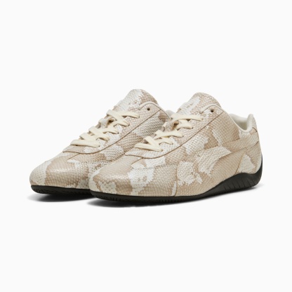 Speedcat Snake Print Sneakers Unisex - Silver Fog-Vapor Gray