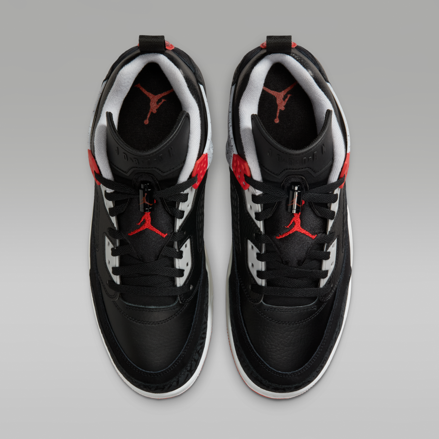 Jordan Spizike Low - Μαύρο/Wolf Grey/Λευκό/Gym Red - 4