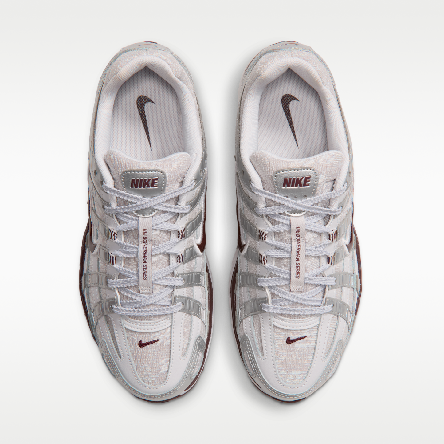 Nike P-6000 - Vast Grey/Metallic Silver/Burgundy Crush - 4