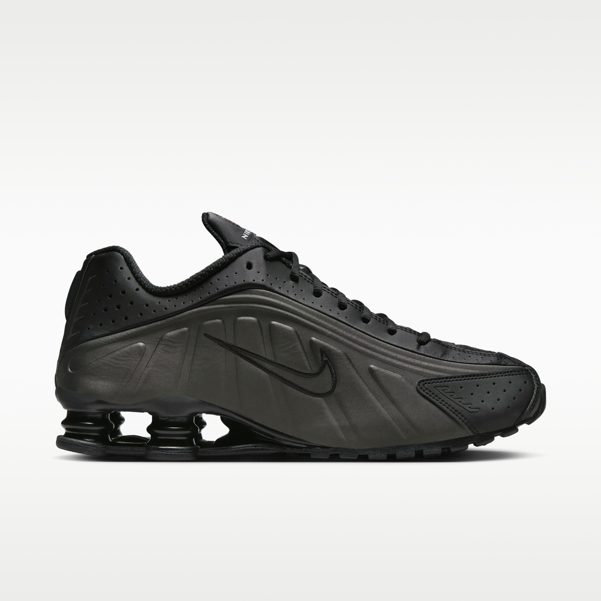 Nike Shox R4 - Μαύρο/Μαύρο/Bright Crimson/Μαύρο - 3