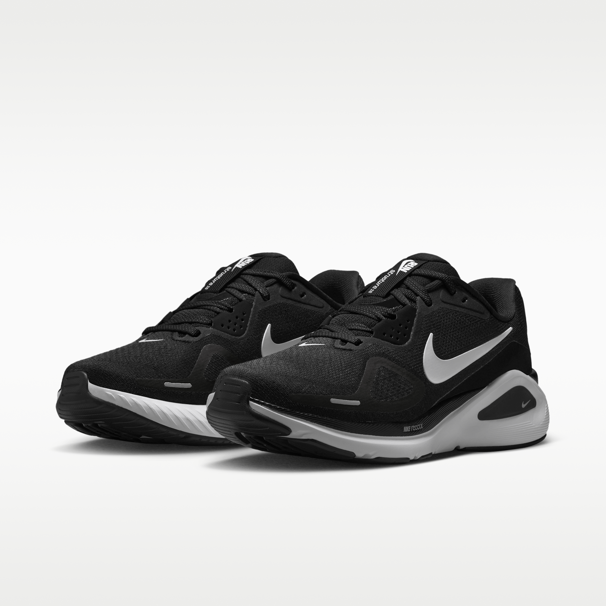 Nike Structure 26 - Μαύρο/Cool Grey/Metallic Silver/Λευκό - 5
