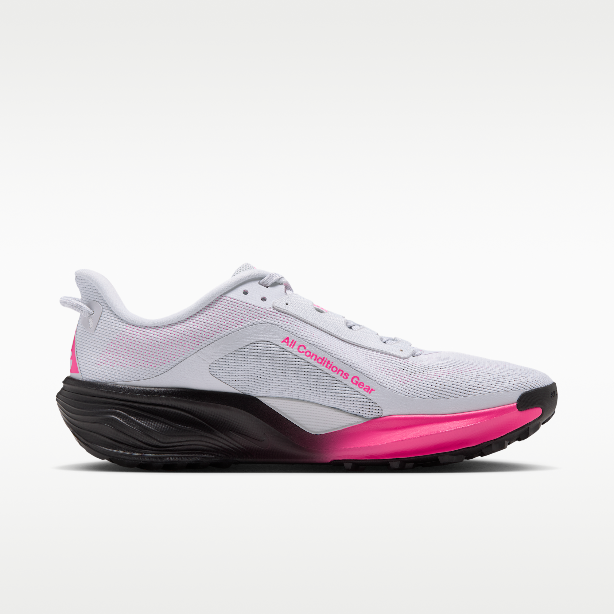 Nike ACG Pegasus Trail - Pure Platinum/Hyper Pink/Hyper Pink/Μαύρο - 3