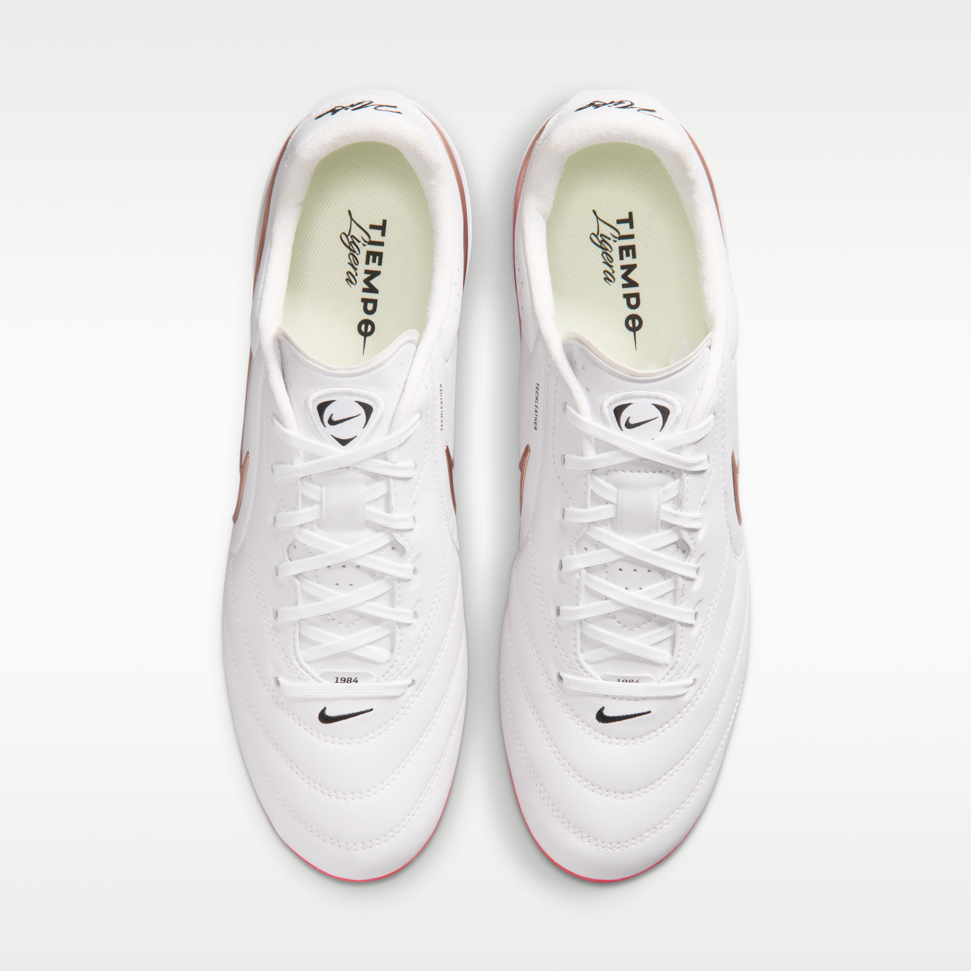 Nike Tiempo Ligera Pro - Λευκό/Bright Crimson/Blur (IO9609-100) - 4