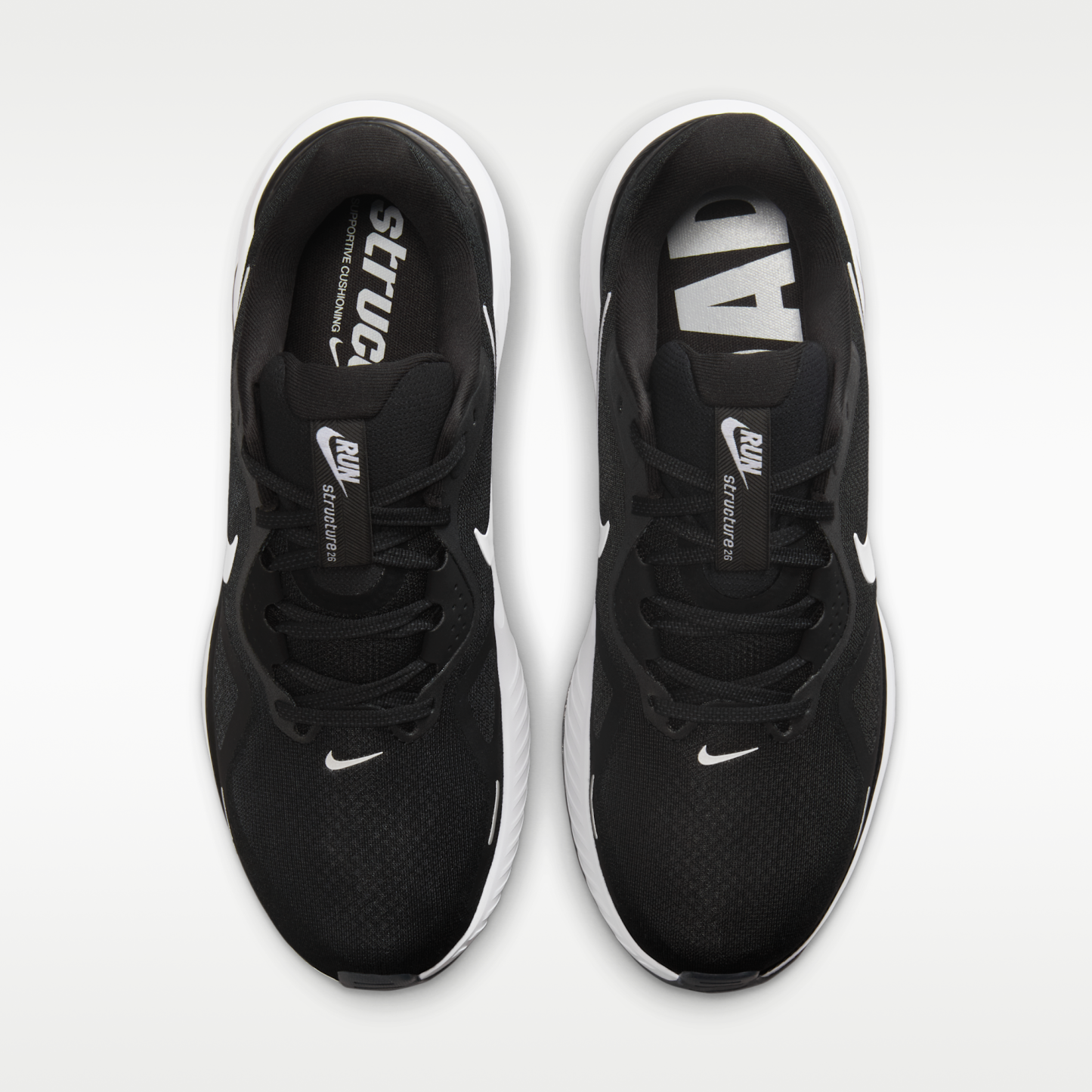 Nike Structure 26 - Μαύρο/Cool Grey/Metallic Silver/Λευκό - 4