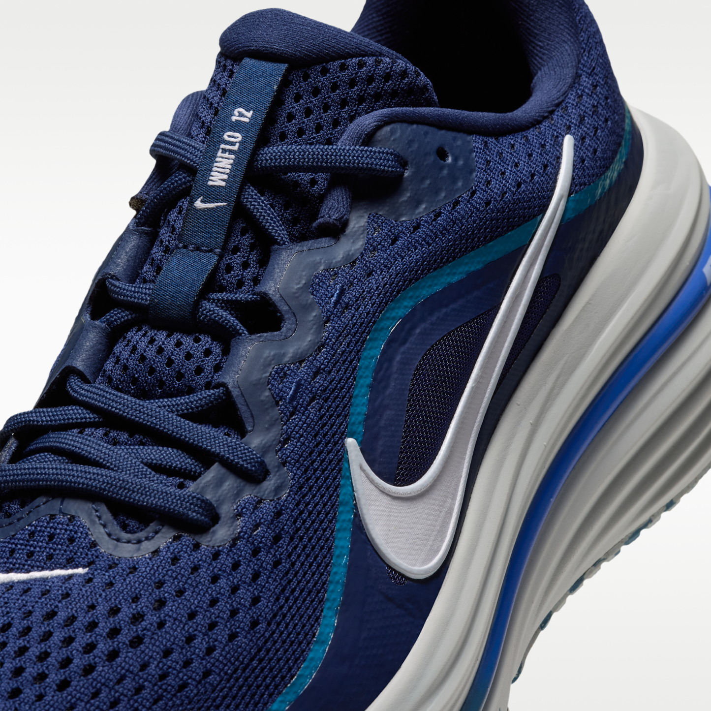 Nike Winflo 12 - Midnight Navy/Dark Slate/Smokey Blue/Λευκό - 7