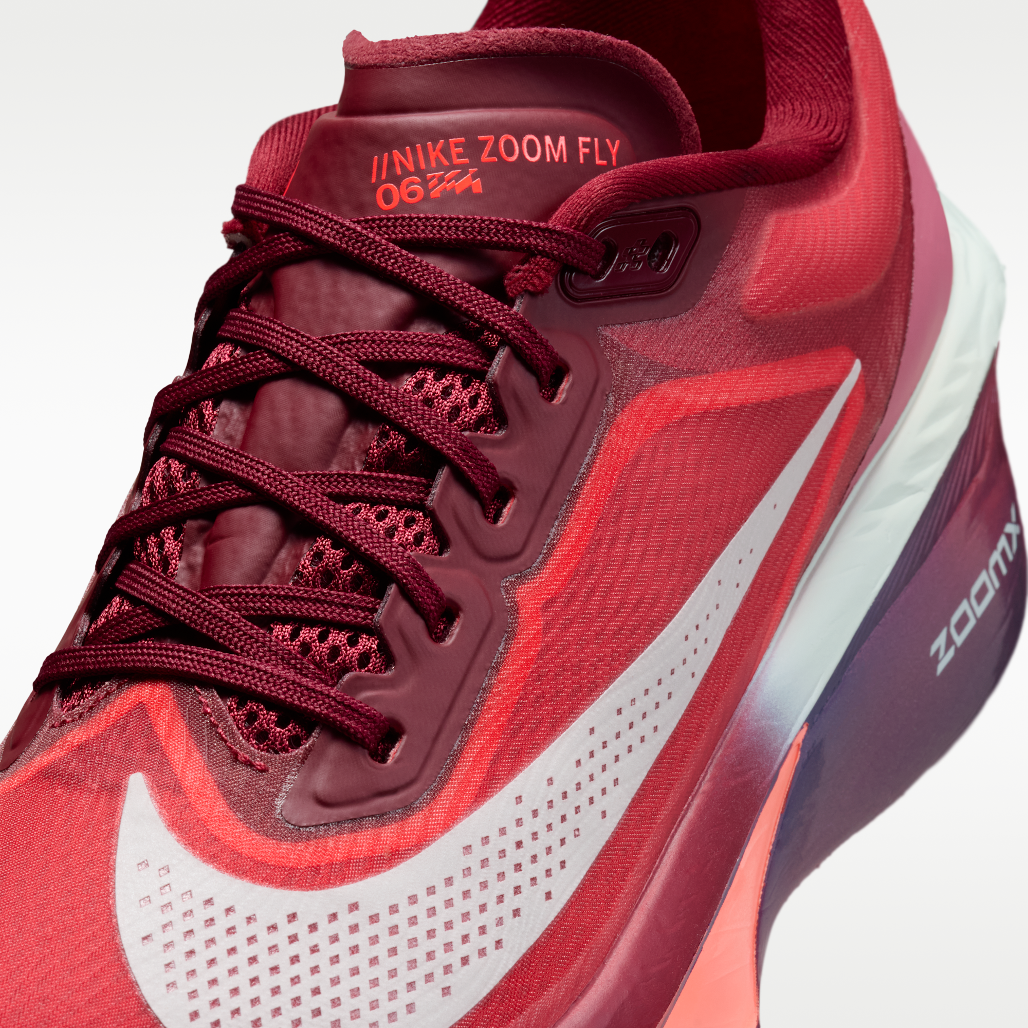 Nike Zoom Fly 6 - Team Red/Bright Crimson/Peony/Barely Green - 7