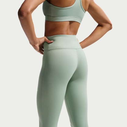 Nike One mit nahtloser Vorderseite - Nike One Leggings in voller Länge mit nahtloser Vorderseite und hohem Bund (Damen)