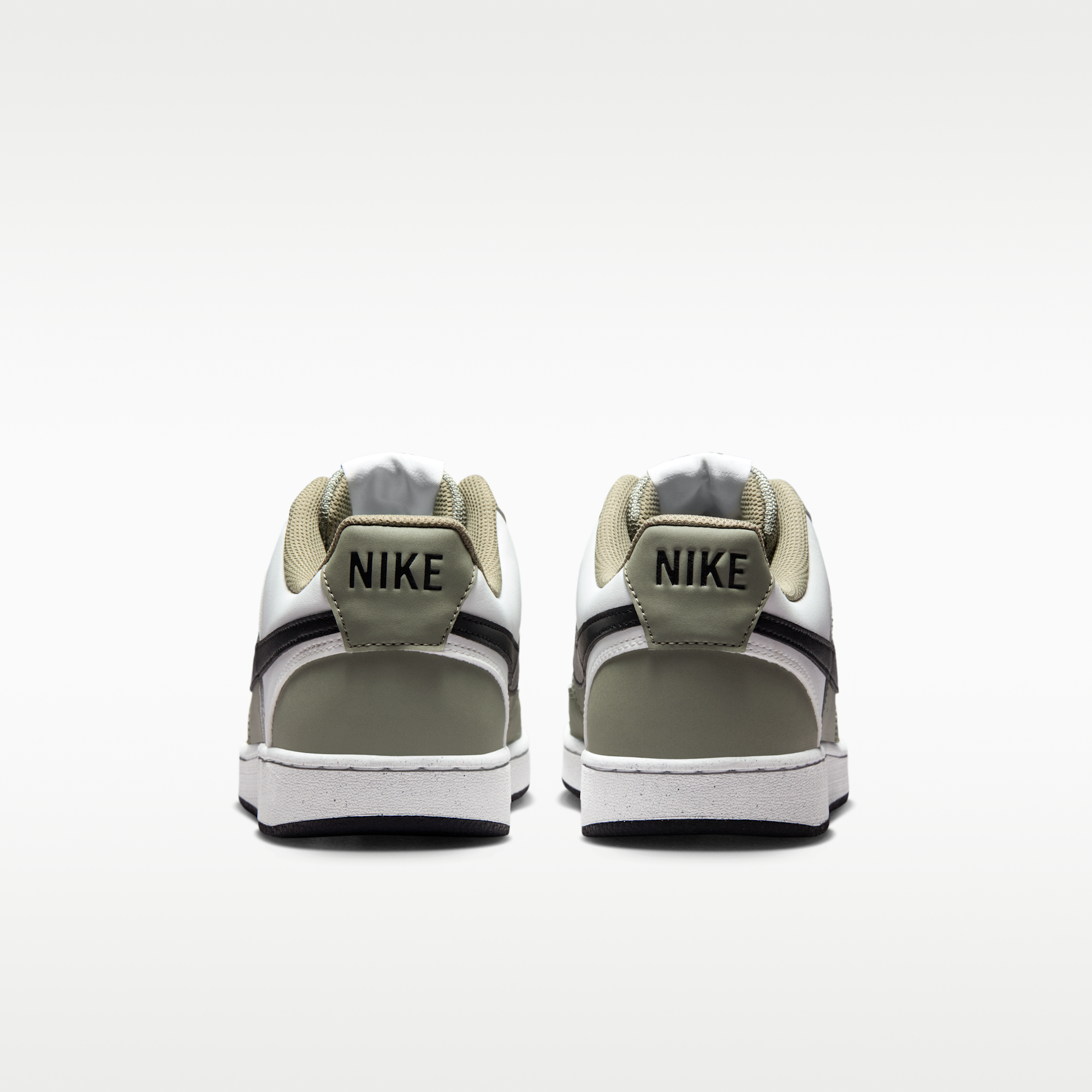 Nike Court Vision Low - Summit White/Silver Sage/Μαύρο - 6