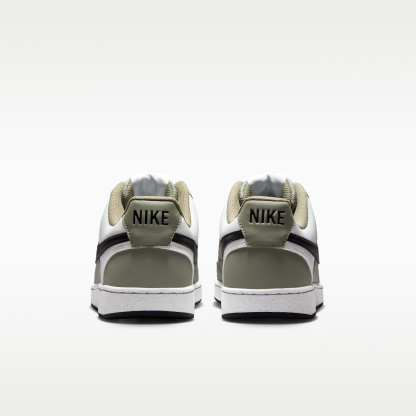 Nike Court Vision Low - Summit White/Silver Sage/Μαύρο - 6