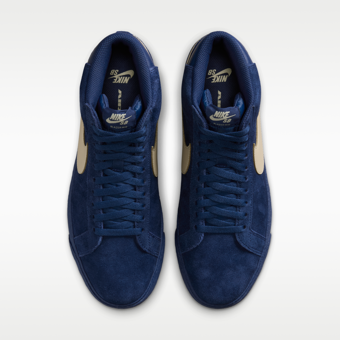 Nike SB Zoom Blazer Mid - Coastal Blue/Coastal Blue/Pale Yellow - 4