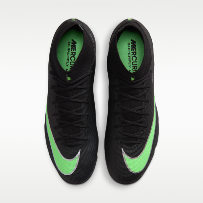 Nike Mercurial Superfly 11 Academy - Μαύρο/Μαύρο/Illusion Green (IO1494-001) - 4