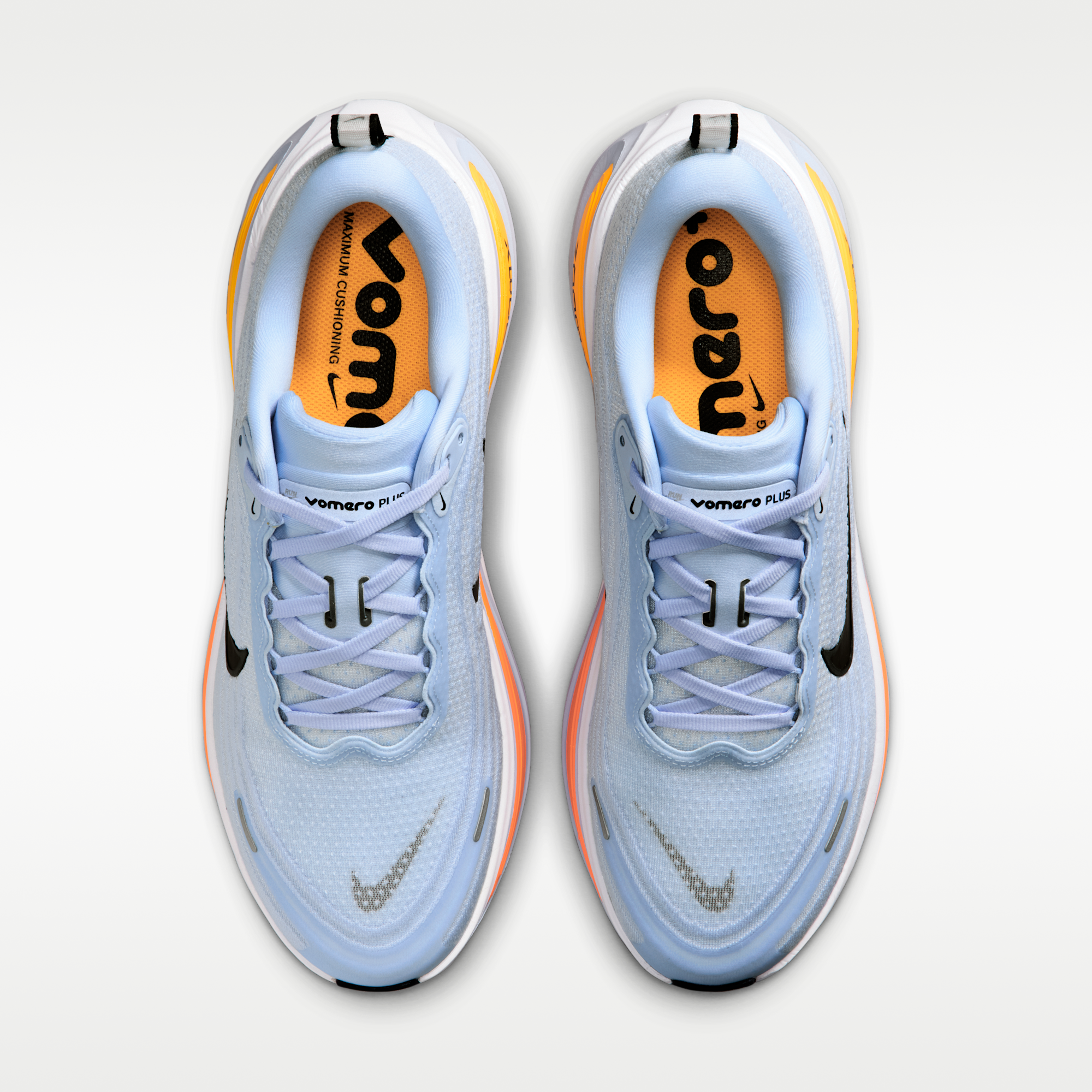 Nike Vomero Plus - Hydrogen Blue/Λευκό/Total Orange/Μαύρο - 4