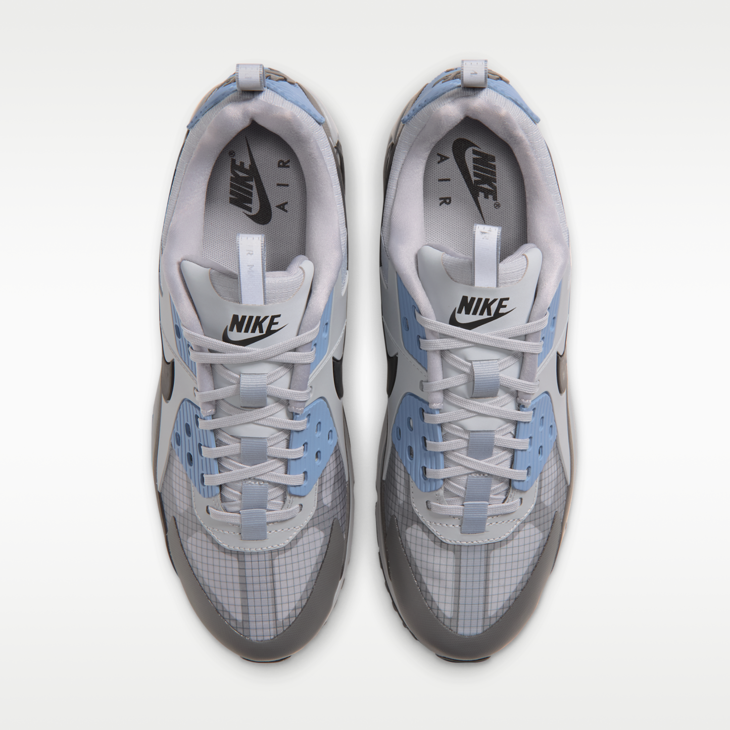 Nike Air Max 90 Drift - Medium Ash/Work Blue/Wolf Grey/Μαύρο - 4