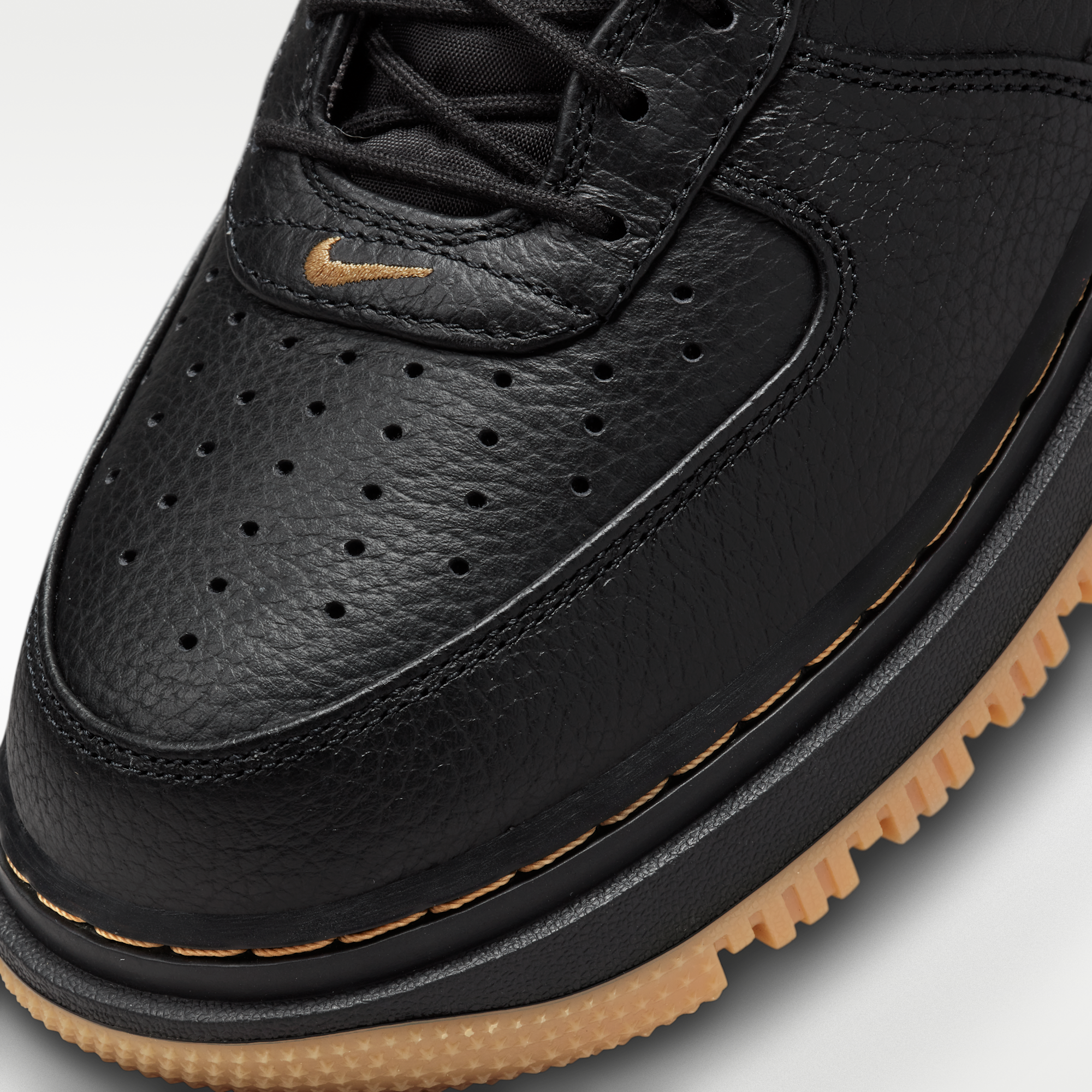 Nike Air Force 1 Luxe - Μαύρο/Bucktan/Gum Yellow/Μαύρο - 7