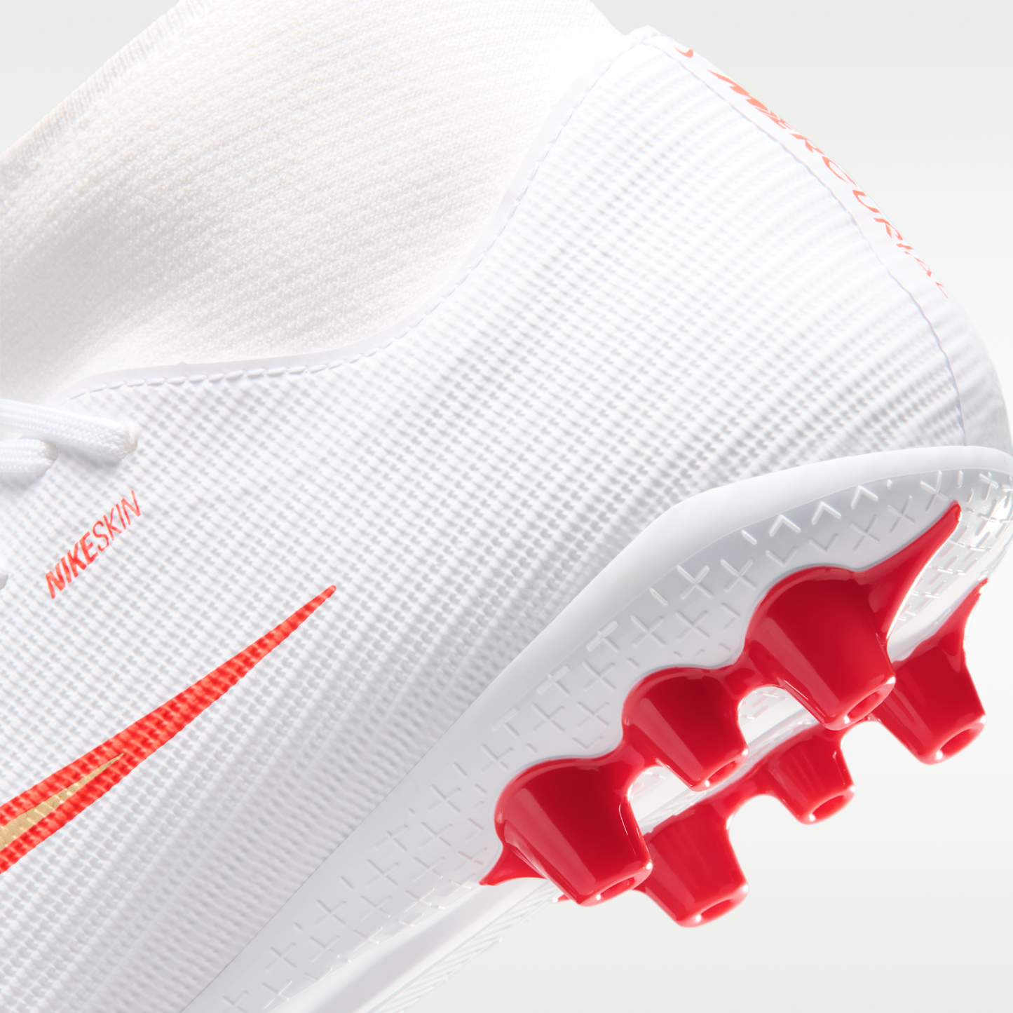 Nike Mercurial Superfly 11 Academy - Λευκό/Bright Crimson/Blur (IO1496-100) - 9