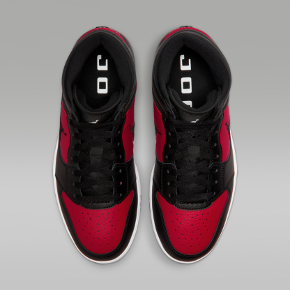 Jordan Court Connect Mid - Μαύρο/Gym Red/Λευκό/Μαύρο - 4