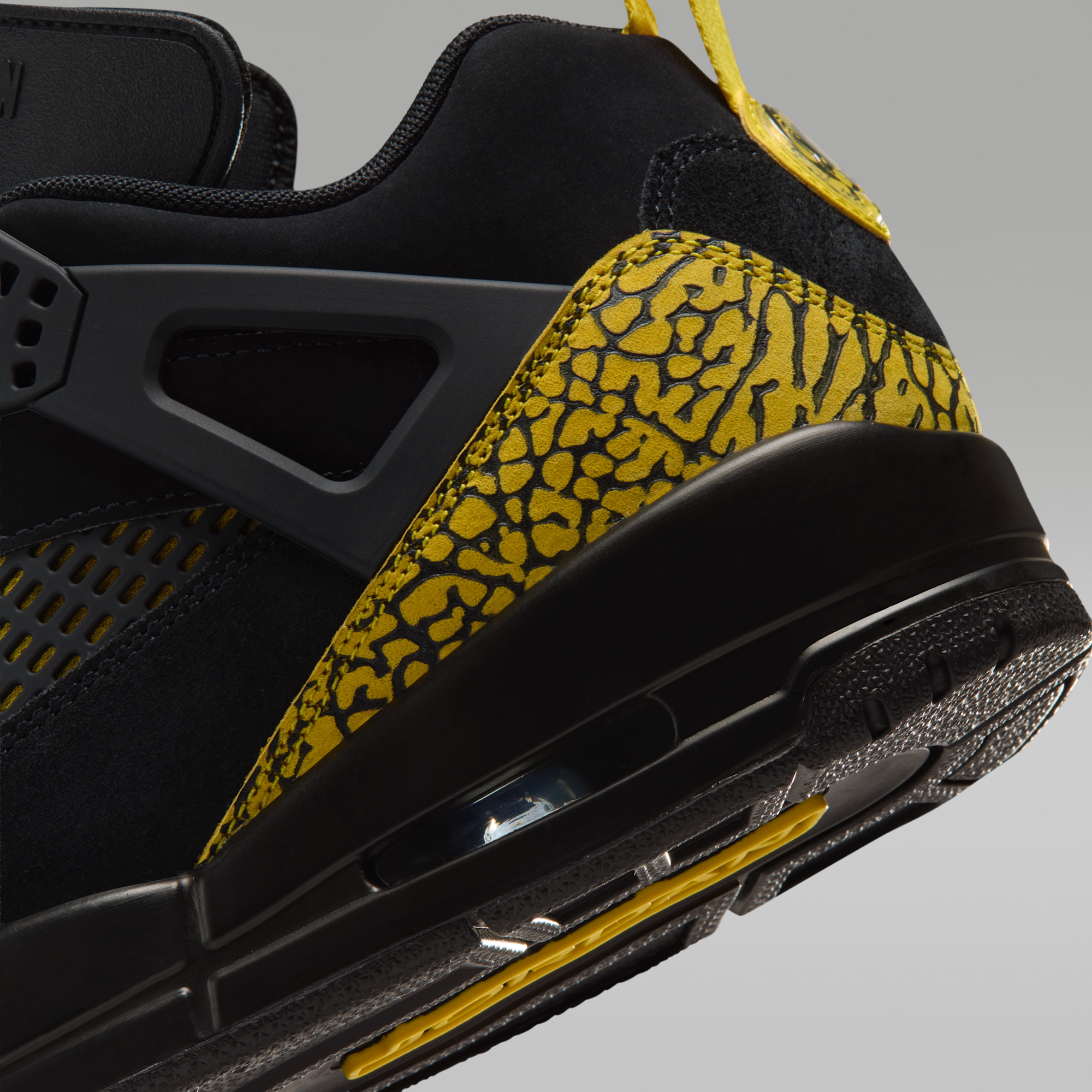 Jordan Spizike Low - Μαύρο/Speed Yellow/Speed Yellow/Μαύρο - 8