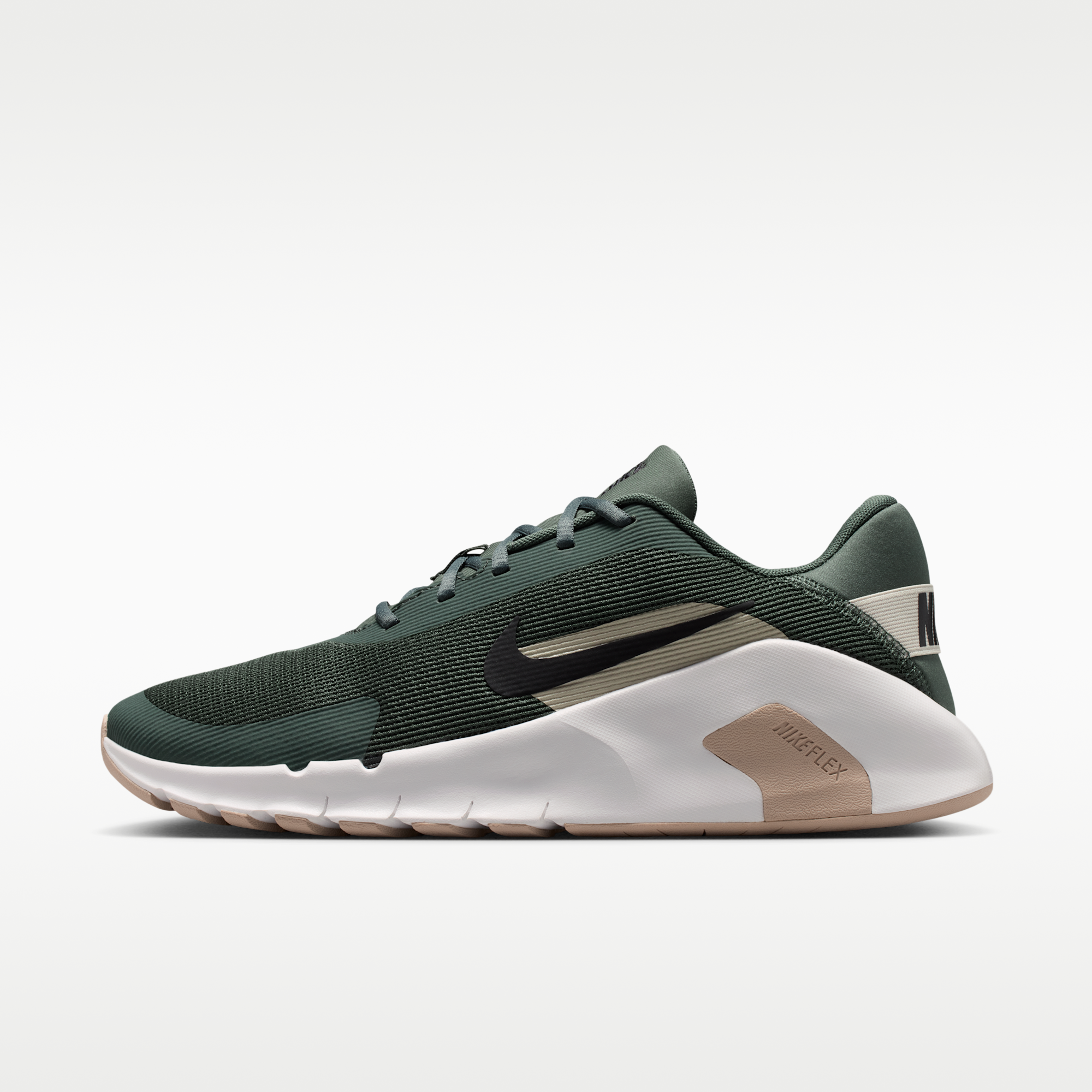 Nike Flex Train - Camo Green/Summit White/Cream II/Μαύρο - 1
