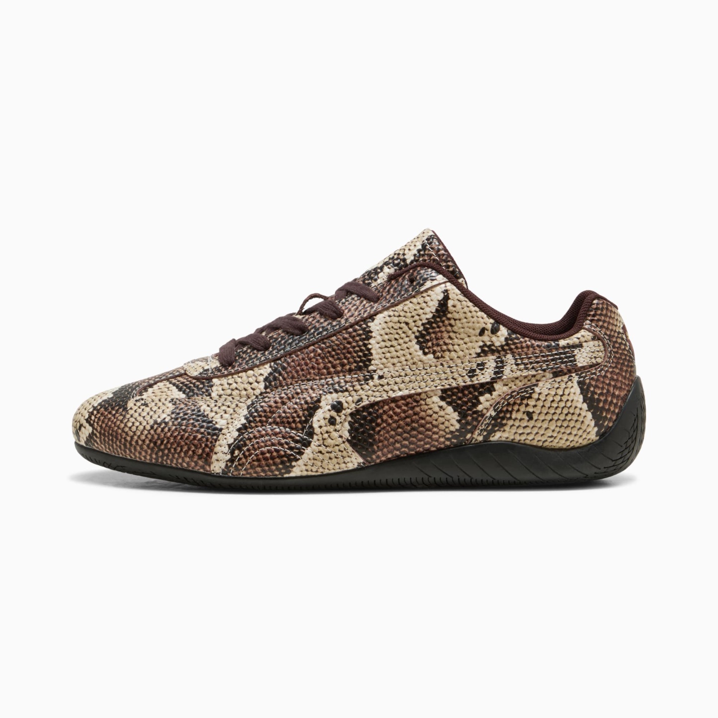 Speedcat Snake Print Sneakers Unisex - Bitter Chocolate-Toasted Almond