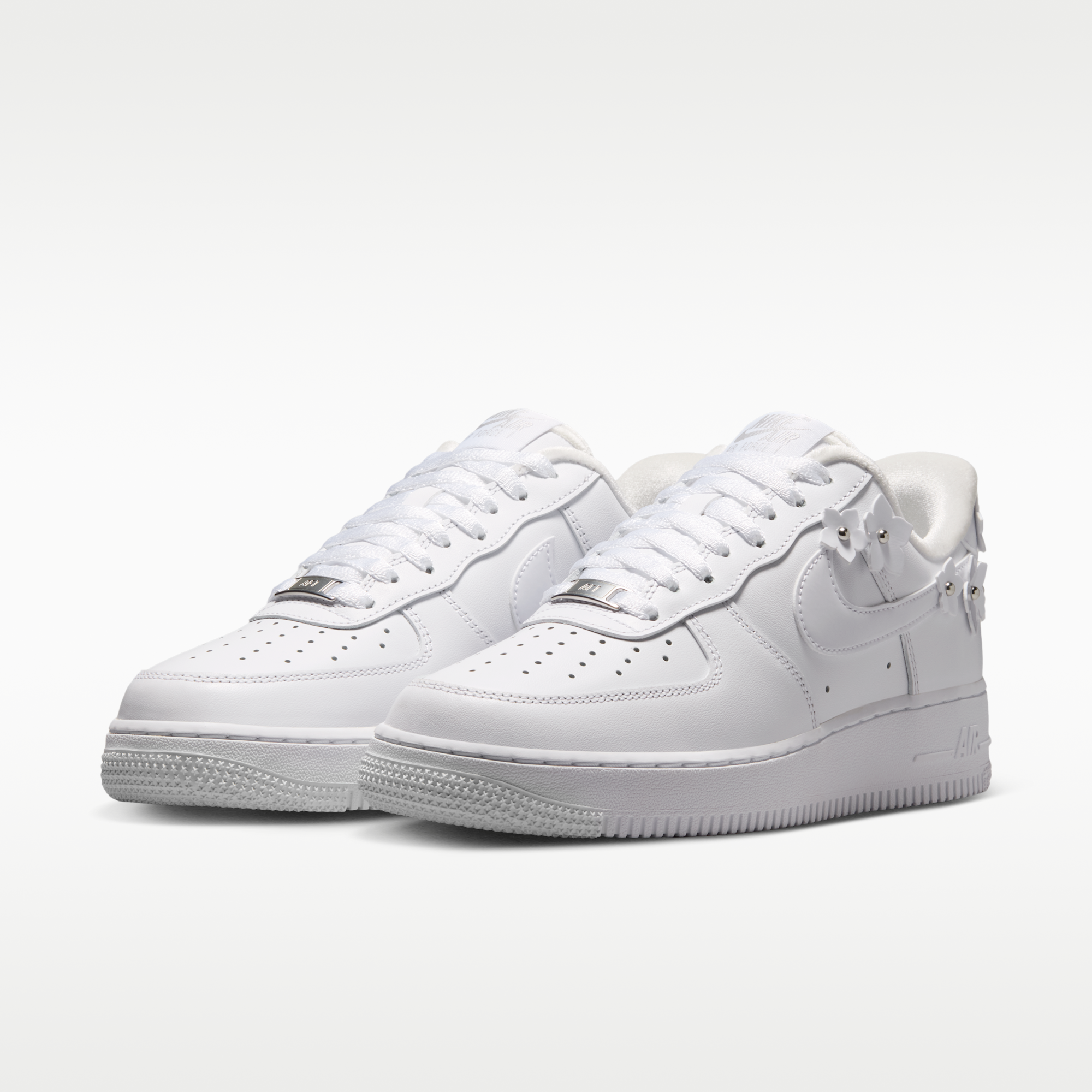 Nike Air Force 1 '07 "Florette" - Λευκό/Wolf Grey/Metallic Silver/Λευκό - 5