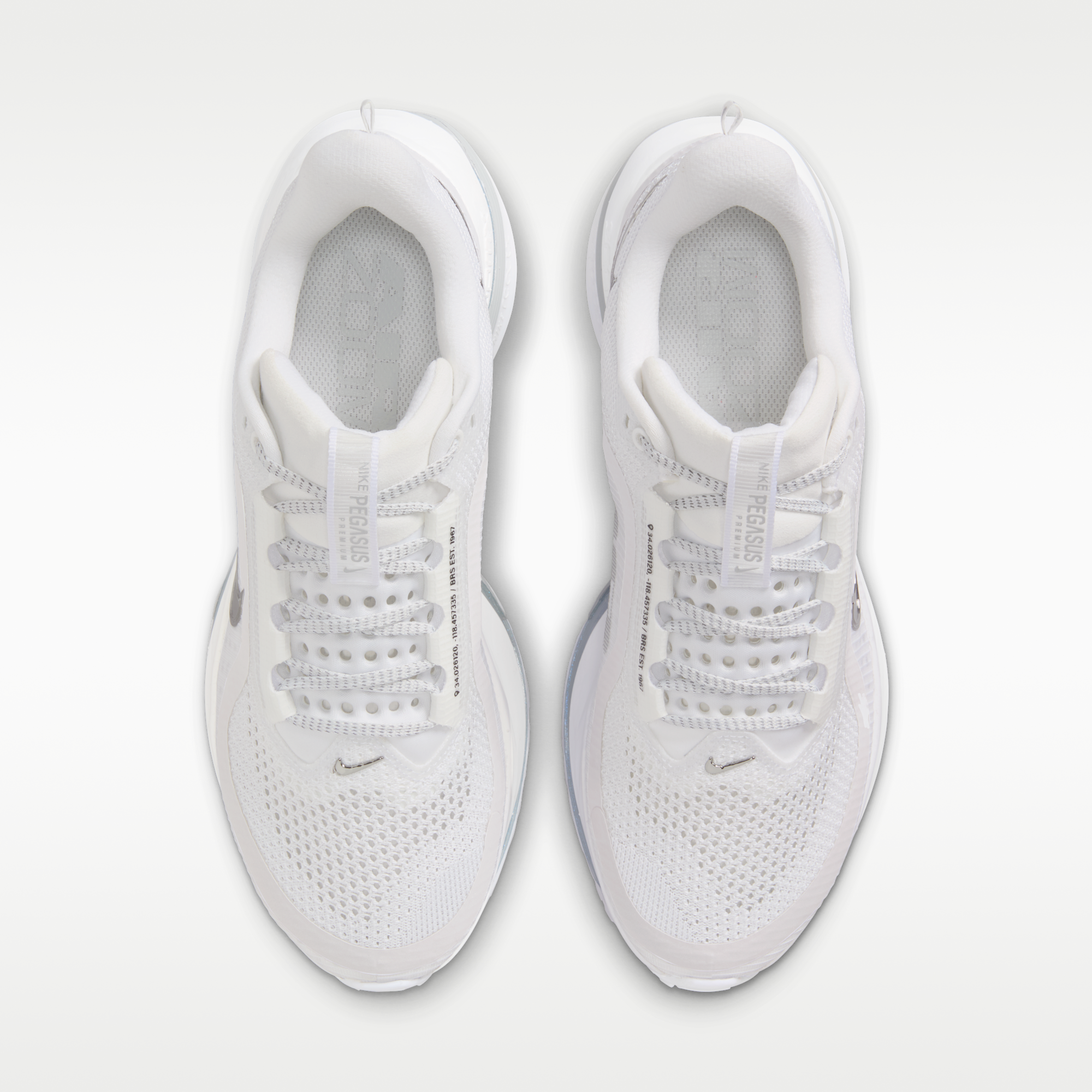 Nike Pegasus Premium - Λευκό/Metallic Silver/Metallic Silver - 4