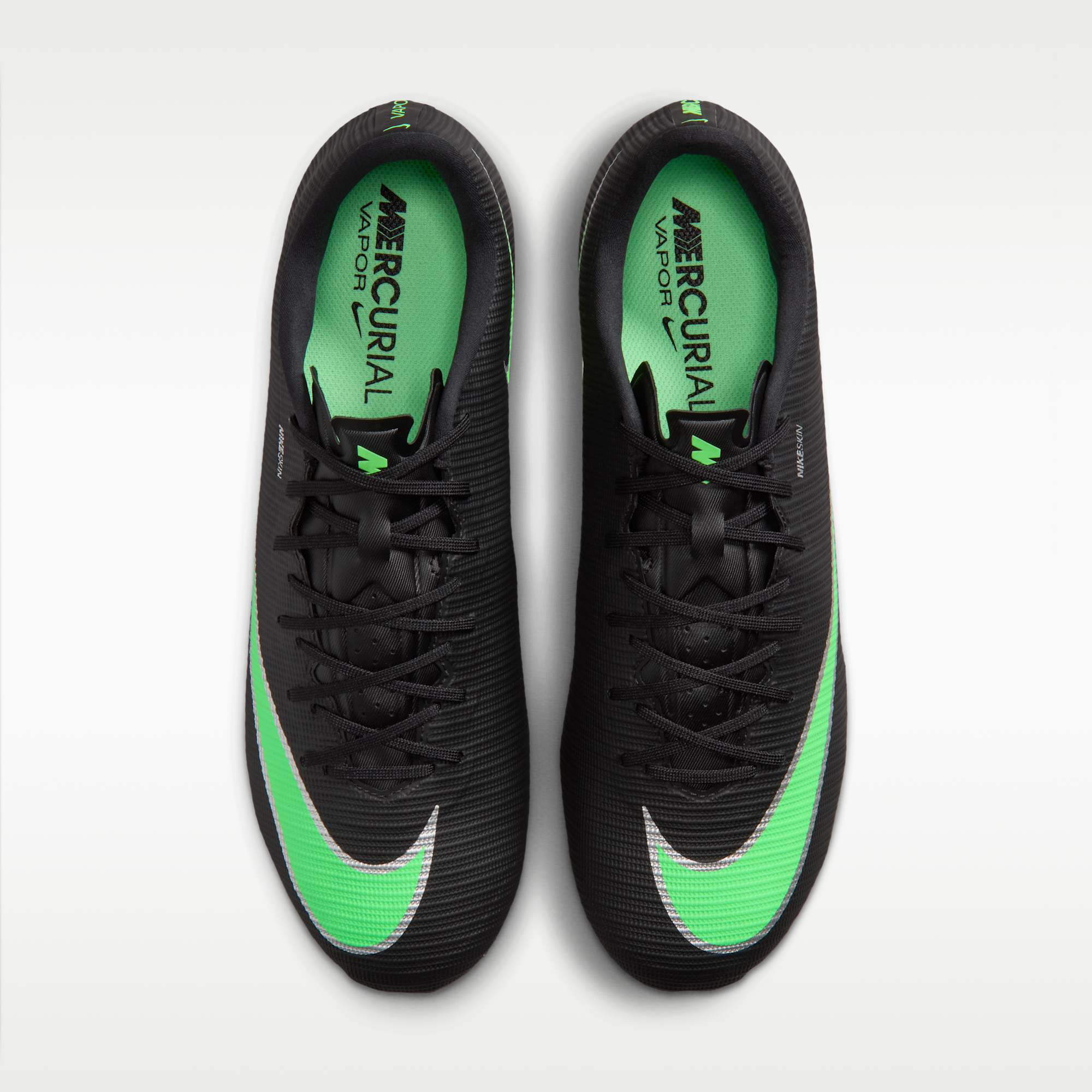 Nike Mercurial Vapor 17 Academy - Μαύρο/Μαύρο/Illusion Green (IF8517-001) - 4