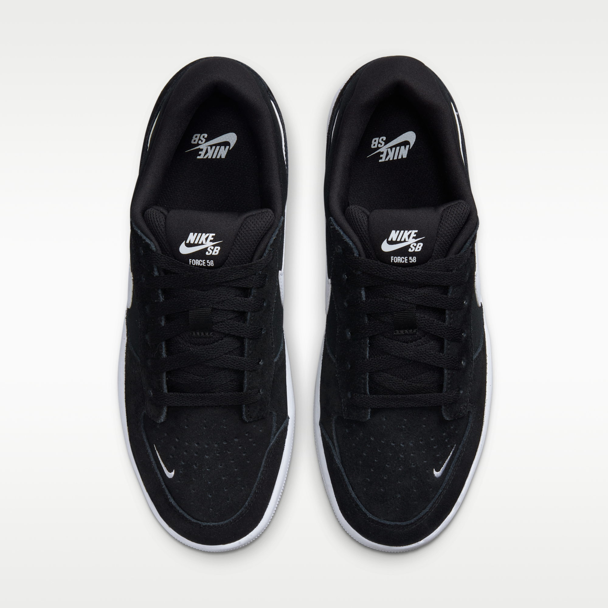 Nike SB Force 58 - Μαύρο/Μαύρο/Λευκό - 4