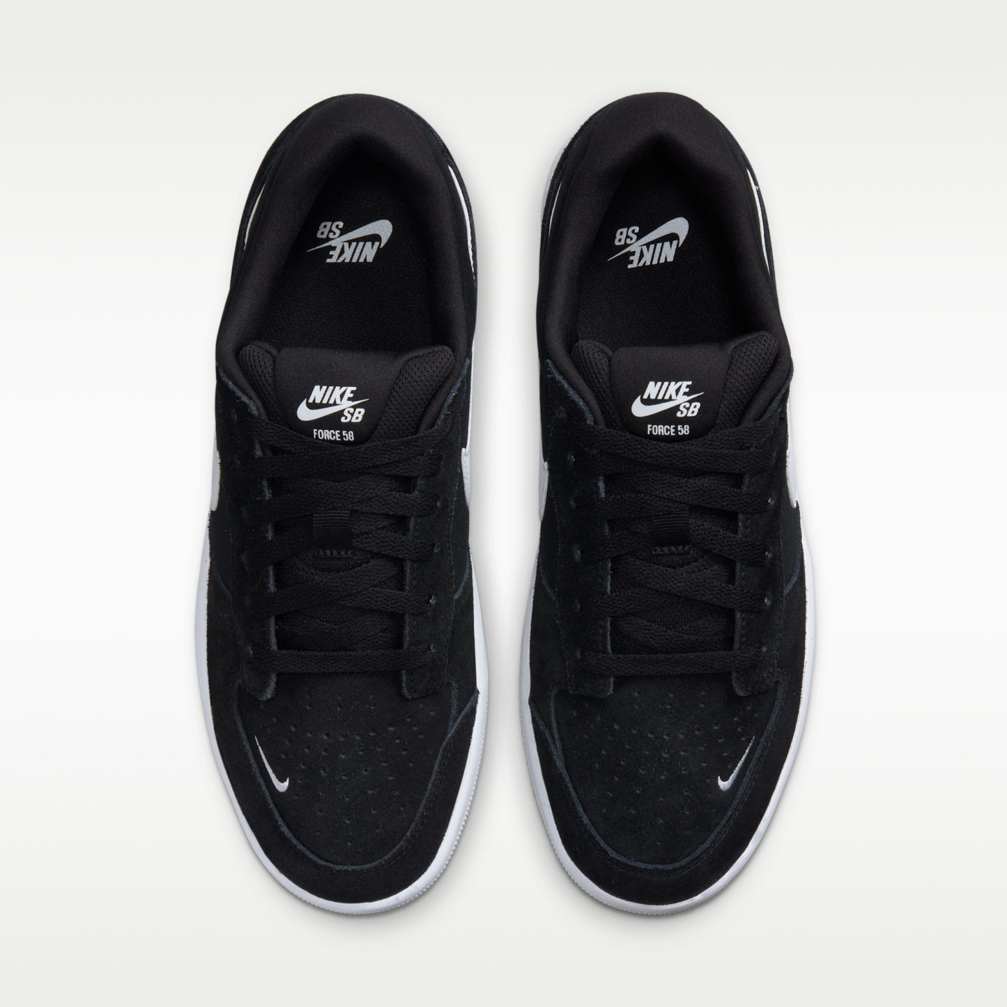 Nike SB Force 58 - Μαύρο/Μαύρο/Λευκό - 4