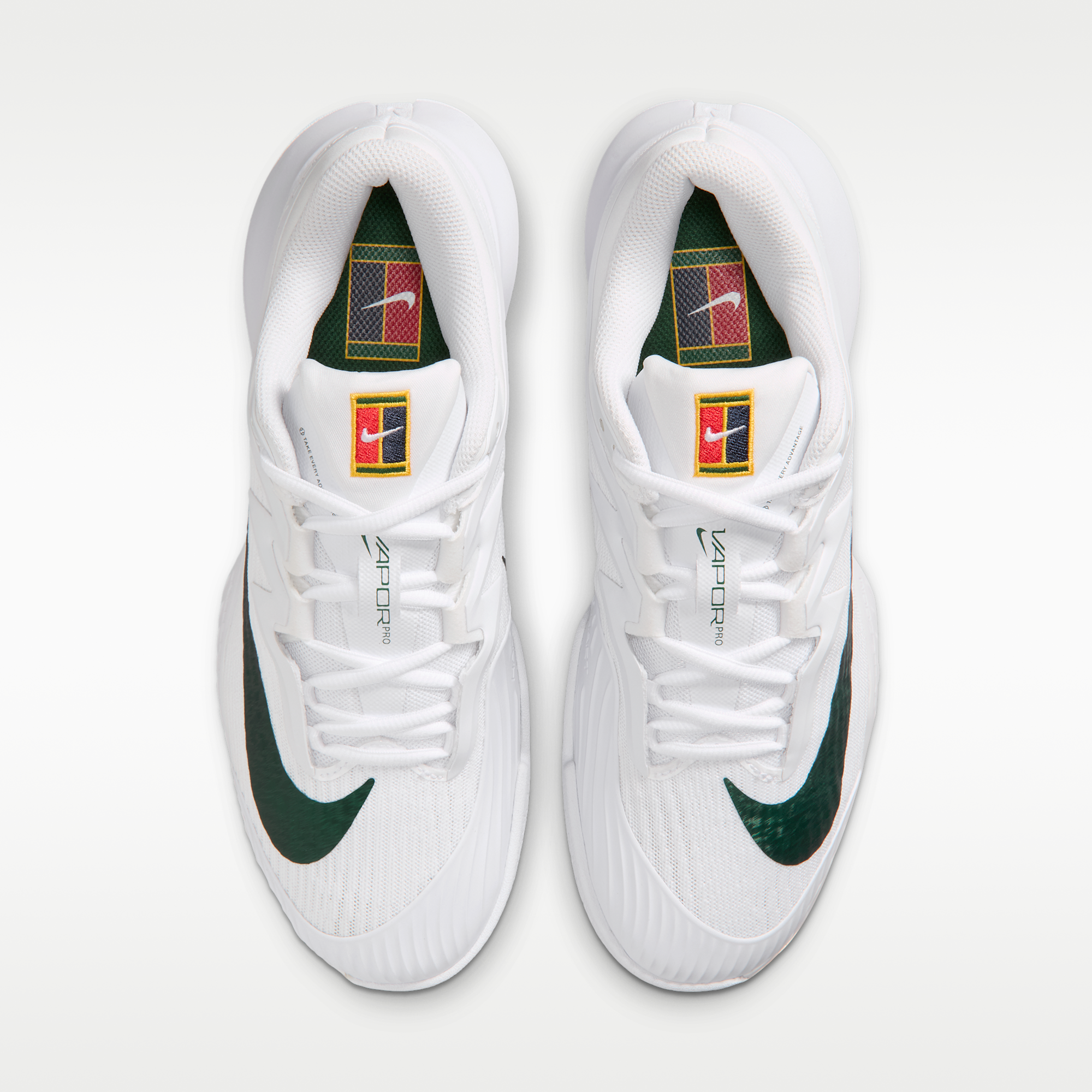 Nike Vapor Pro 3 PRM - Λευκό/University Gold/University Red/Gorge Green - 4