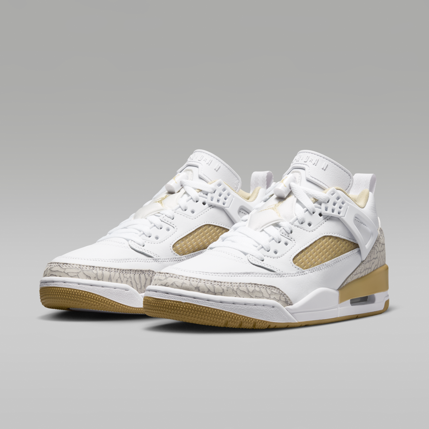 Jordan Spizike Low - Λευκό/Neutral Grey/Team Gold/Metallic Gold - 5