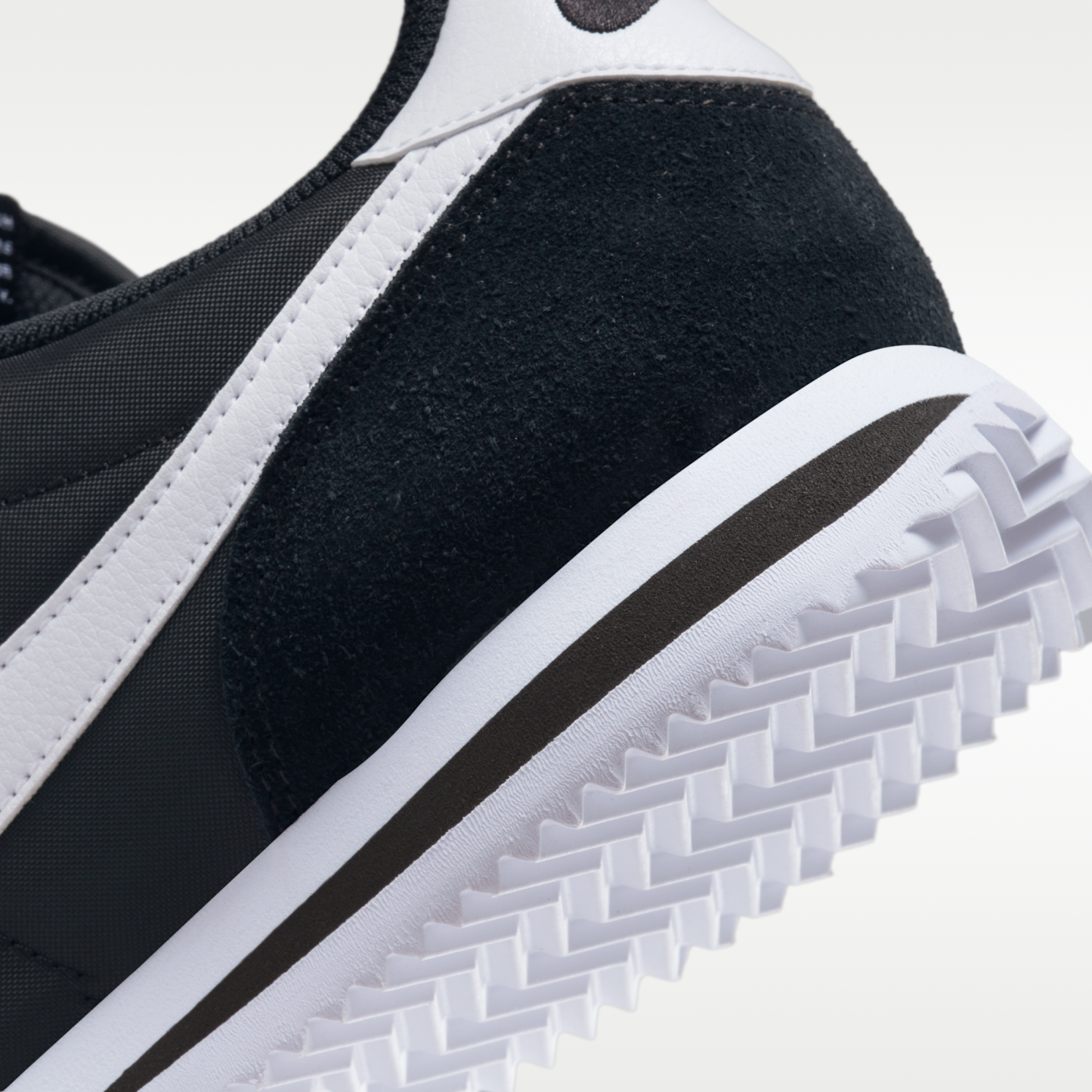 Nike Cortez Textile - Μαύρο/Λευκό - 8