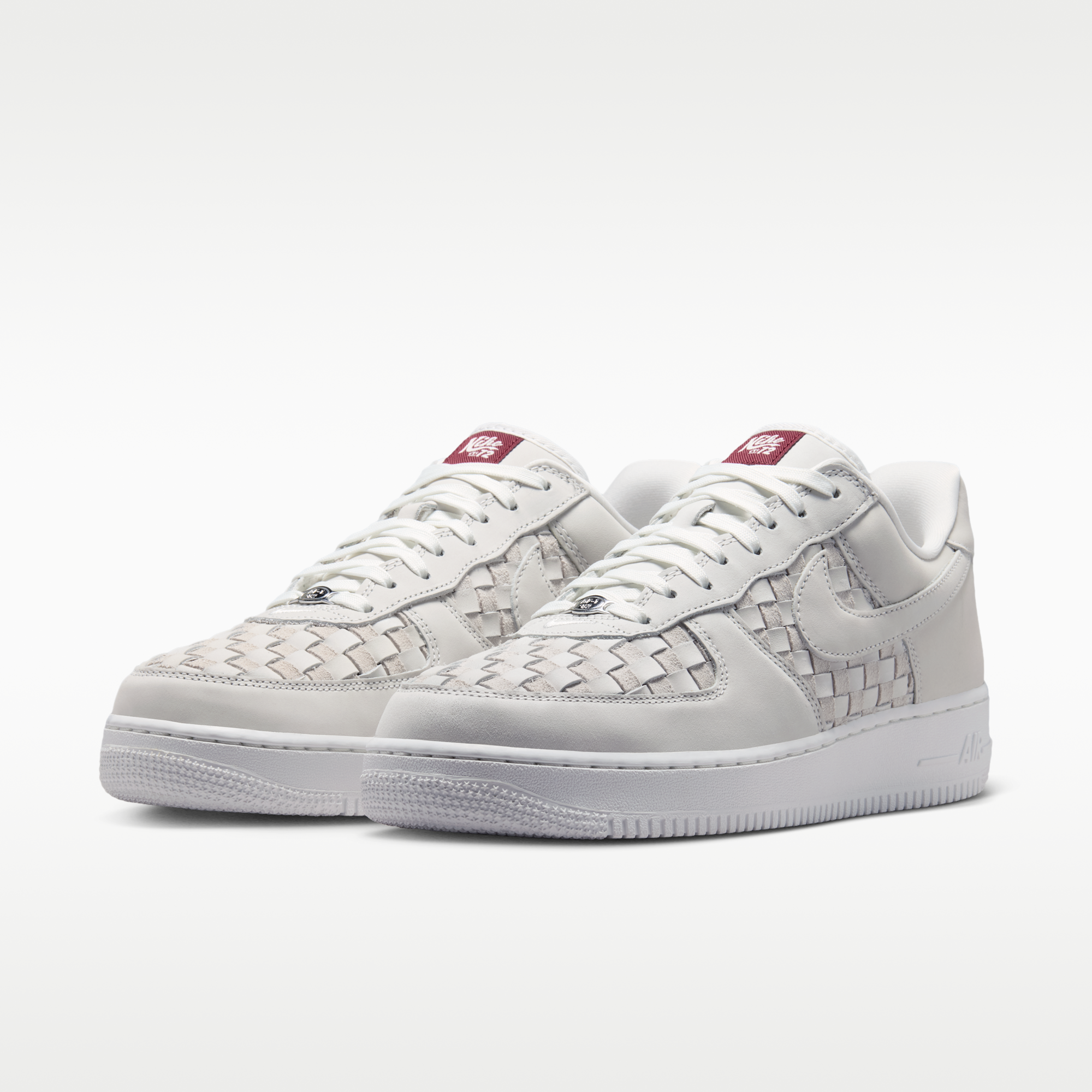 Nike Air Force 1 Low Retro Premium - Summit White/Team Red/Metallic Silver/Summit White - 5
