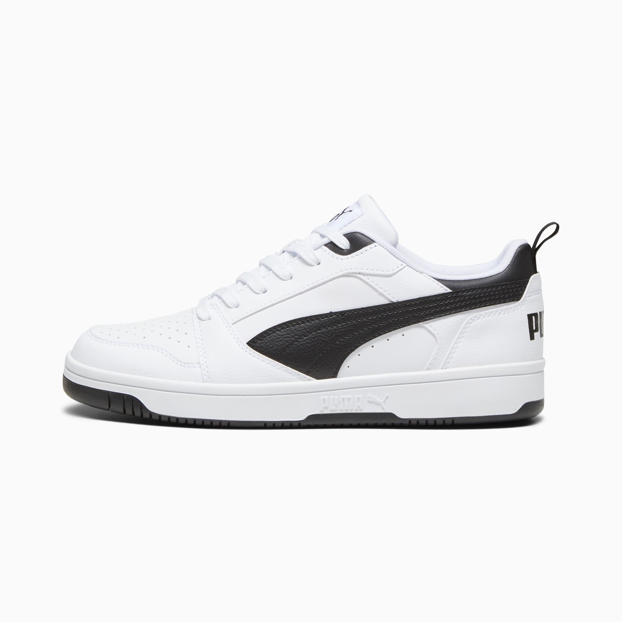 Rebound V6 Low Sneakers - PUMA White-PUMA Black-PUMA Black