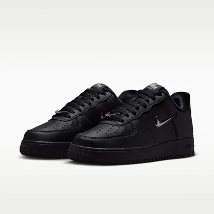 Nike Air Force 1 '07 - Μαύρο/Wolf Grey/Metallic Silver - 5