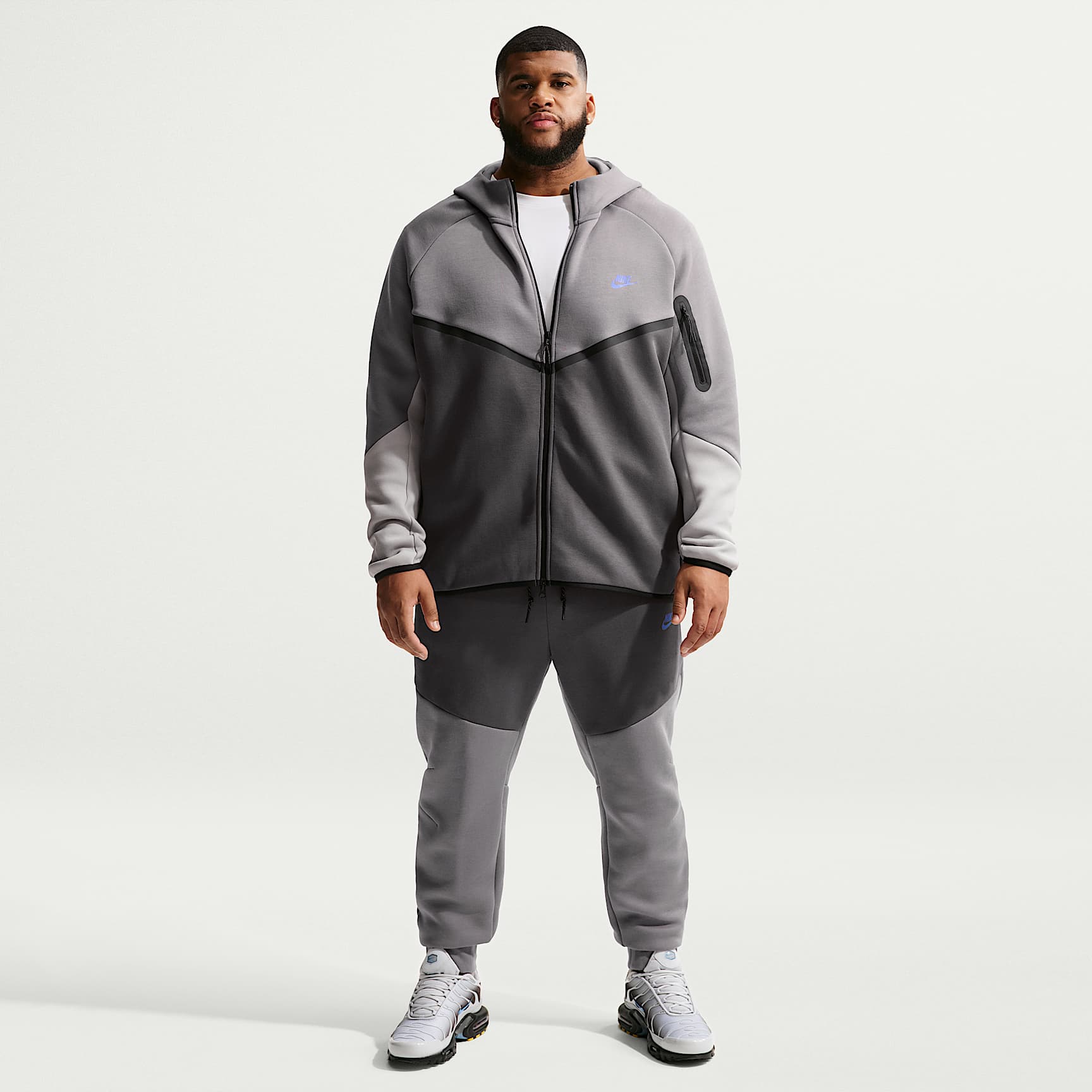 Nike Tech - Nike Tech Windrunner-Jacke aus Fleece mit durchgehendem Reißverschluss (Herren)