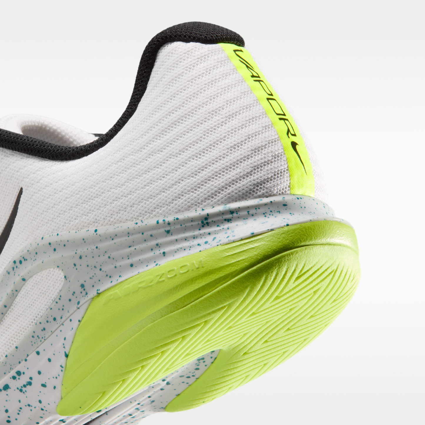 Nike Vapor 12 - Λευκό/Volt/Energy/Μαύρο - 8