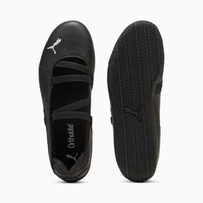 Speedcat Ballet Lederschuhe Damen - PUMA Black-PUMA White