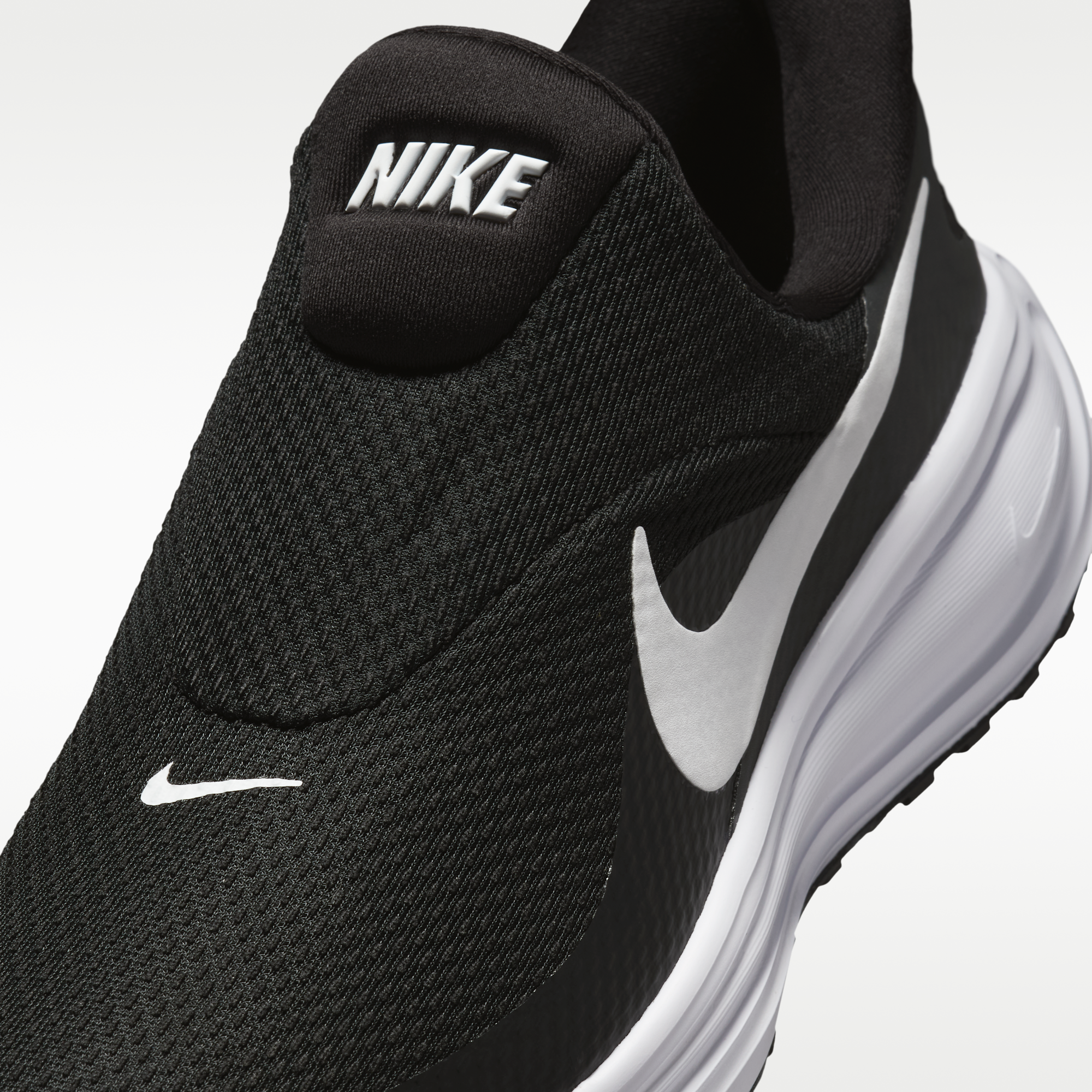 Nike Revolution 8 EasyOn - Μαύρο/Anthracite/Wolf Grey/Λευκό - 7