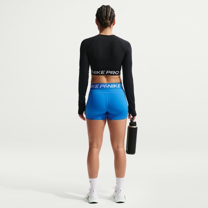 Nike Pro - Nike Pro Grafik Bike-Shorts mit mittelhohem Bund (Damen, ca. 7,5 cm)