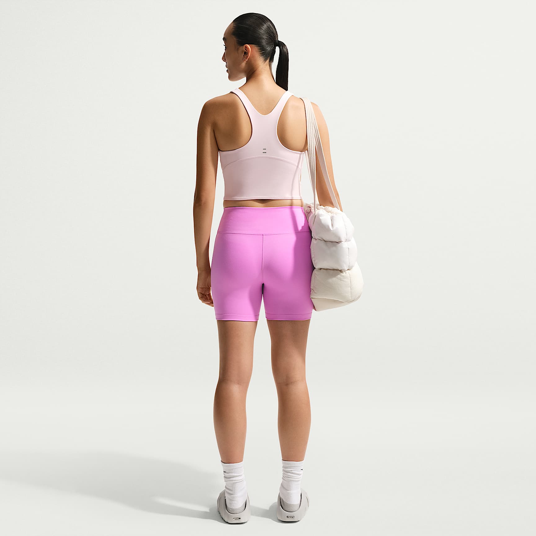 Nike One - Nike One Bike Shorts mit hohem Bund für Damen (ca. 12,5 cm)