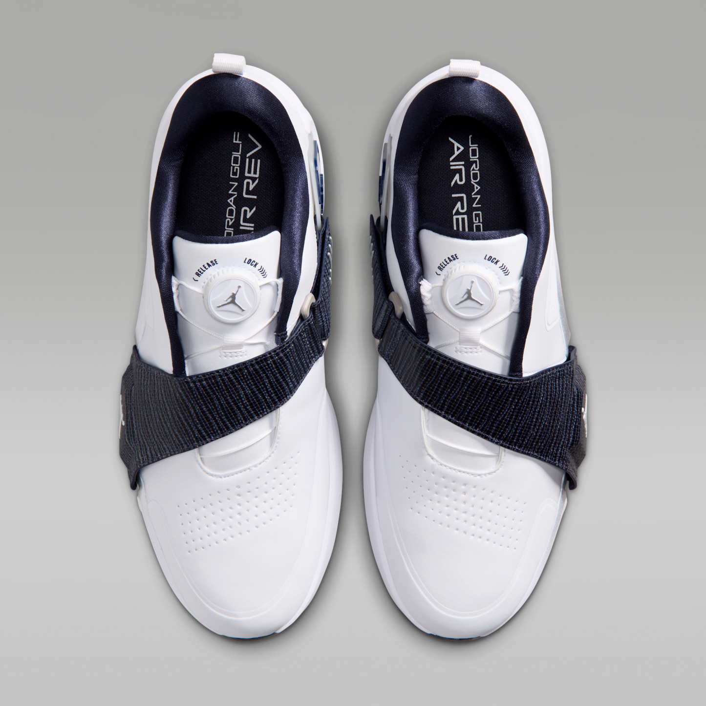 Jordan Air Rev - Λευκό/Midnight Navy/Light Smoke Grey/Λευκό - 4